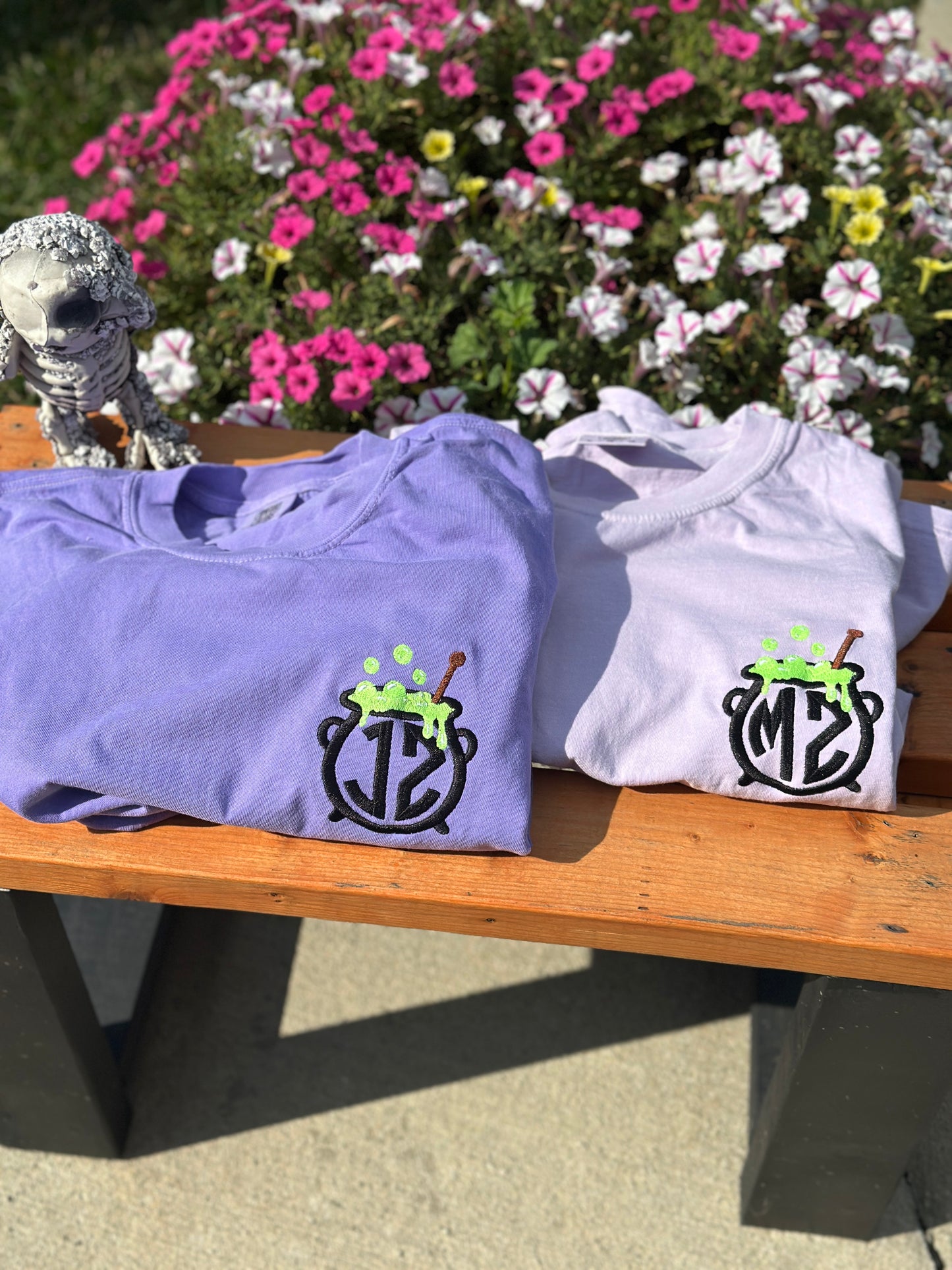 Witches Cauldron monogram embroidered Shirt