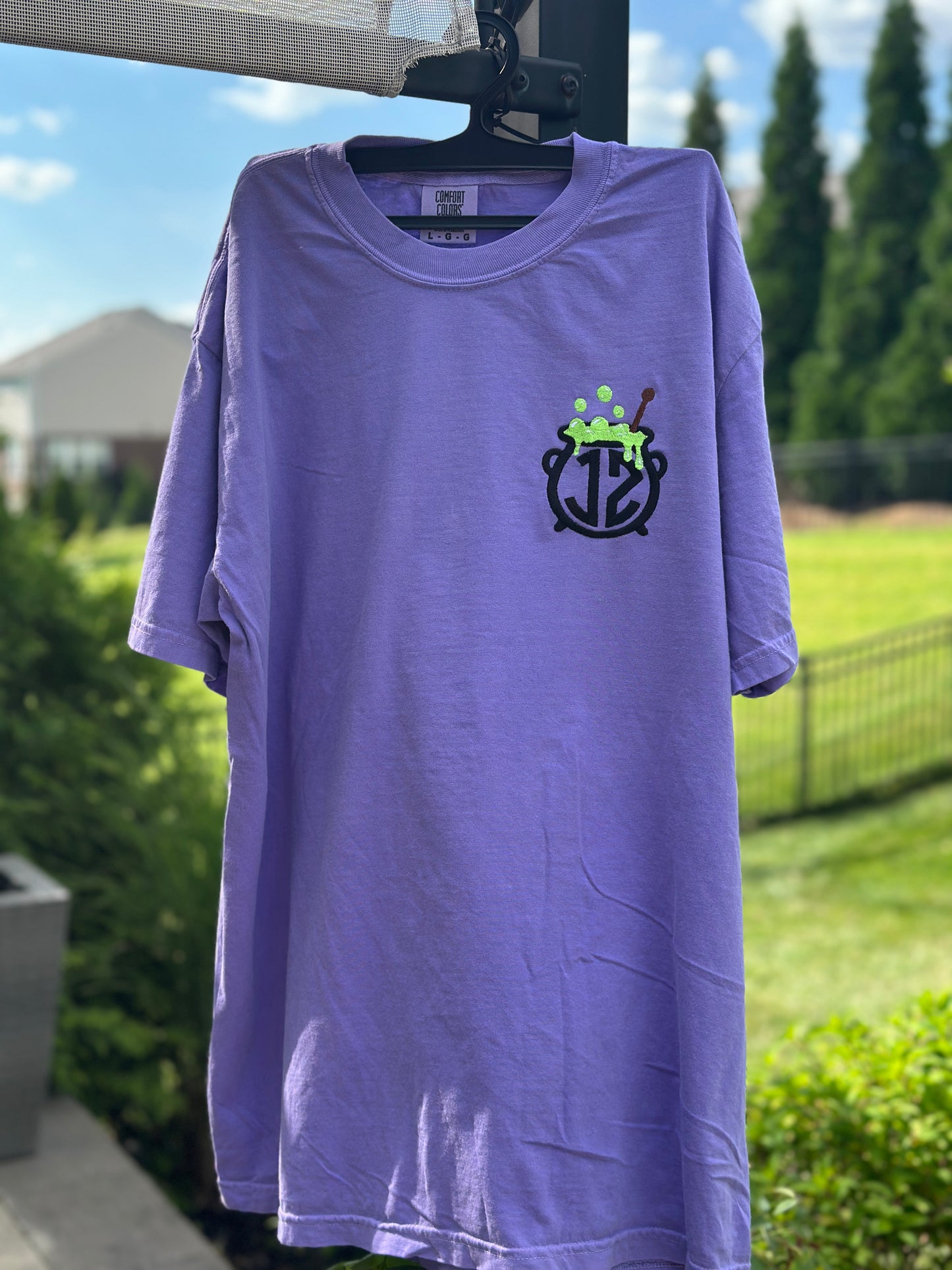 Witches Cauldron monogram embroidered Shirt